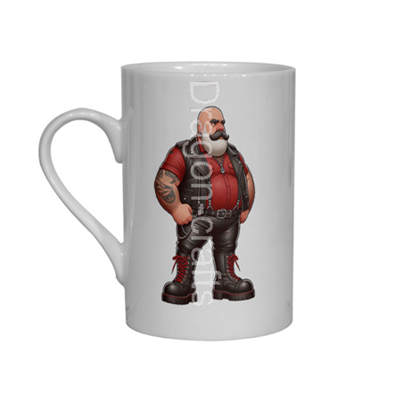 Bone China Mug  - Leather Guy - 5