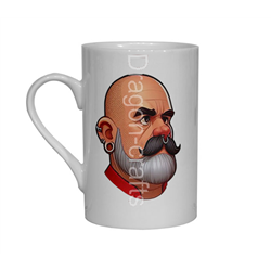 Bone China Mug  - Leather Guy - 8