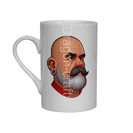 Bone China Mug  - Leather Guy - 8