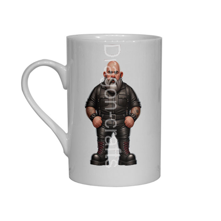 Bone China Mug  - Leather Guy - 9