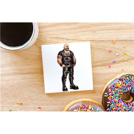 CERAMIC TILE COASTER/ TRIVET - Leather Guy - 19