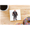 CERAMIC TILE COASTER/ TRIVET - Leather Guy - 35