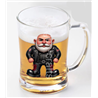 Glass Tankard - Leather Guy - 1