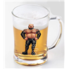 Glass Tankard - Leather Guy - 15
