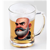Glass Tankard - Leather Guy - 29
