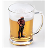 Glass Tankard - Leather Guy - 33