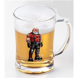 Glass Tankard - Leather Guy - 41