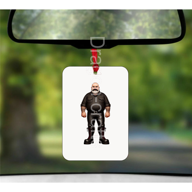 Hanging Air Freshener - Leather Guy - 10