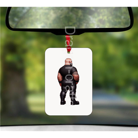 Hanging Air Freshener - Leather Guy - 12