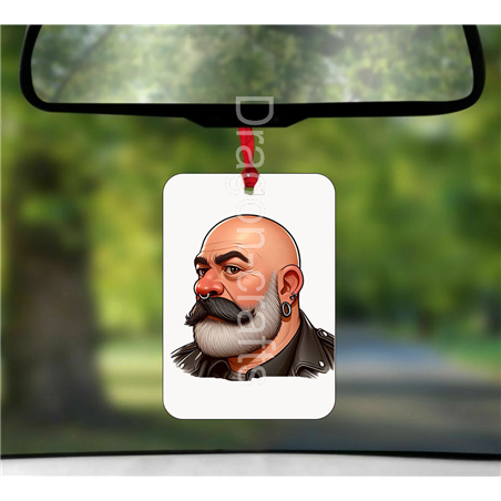 Hanging Air Freshener - Leather Guy - 13