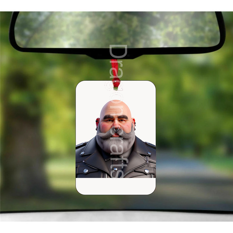 Hanging Air Freshener - Leather Guy - 23