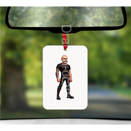 Hanging Air Freshener - Leather Guy - 24