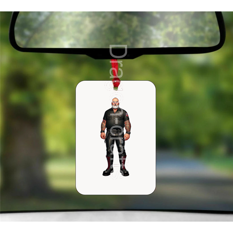Hanging Air Freshener - Leather Guy - 37 Hanging Air Freshener - Leather Guy - 37