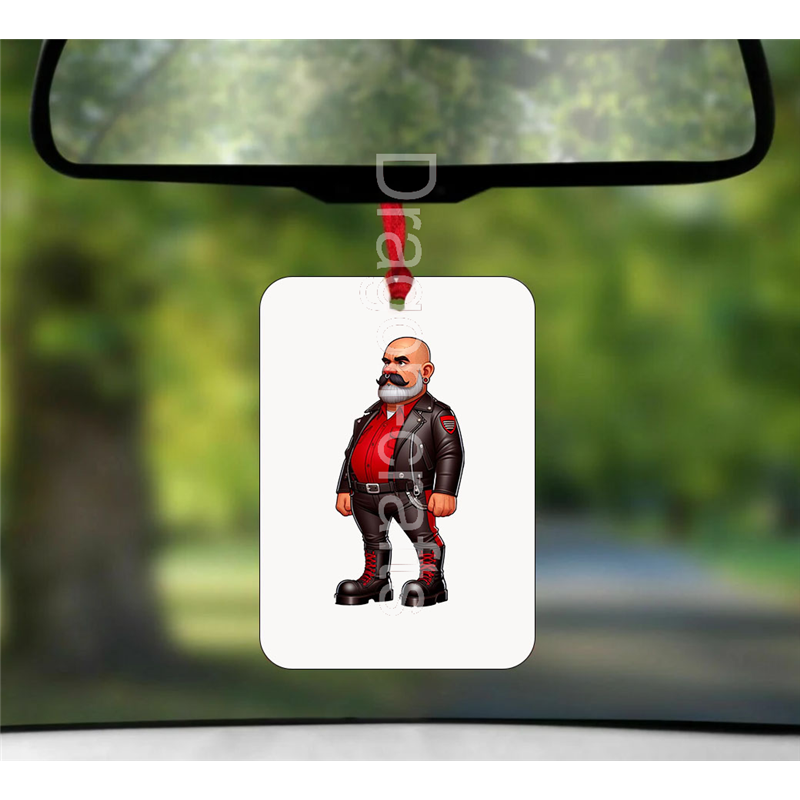 Hanging Air Freshener - Leather Guy - 38