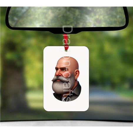 Hanging Air Freshener - Leather Guy - 6
