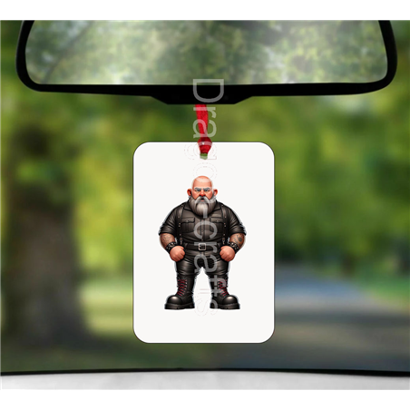 Hanging Air Freshener - Leather Guy - 9