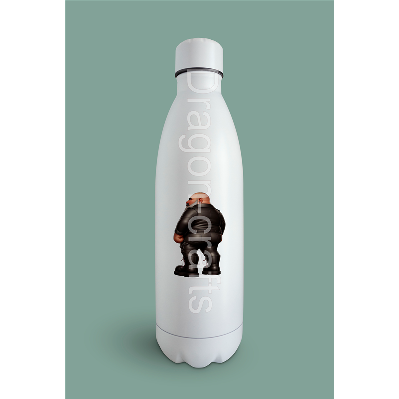 Insulated Bottle - Leather Guy - 4 Insulated Bottle - Leather Guy - 4