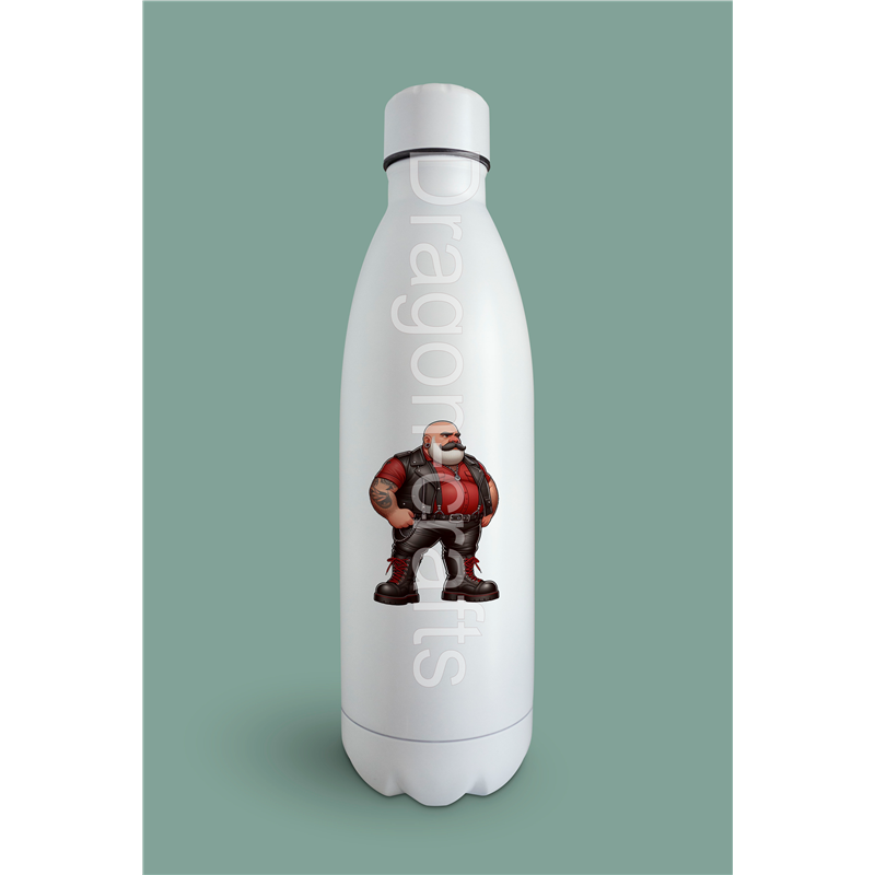 Insulated Bottle - Leather Guy - 5 Insulated Bottle - Leather Guy - 5