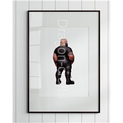 Print of design (option to be framed) - Leather Guy - 12
