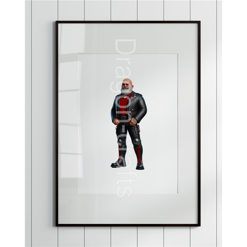 Print of design (option to be framed) - Leather Guy - 20