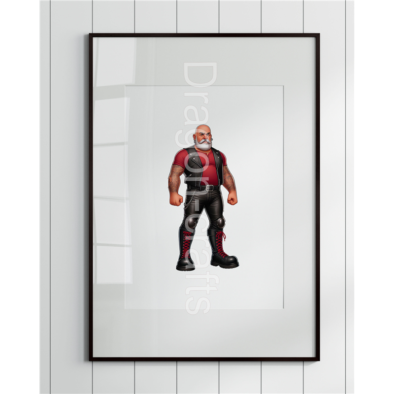 Print of design (option to be framed) - Leather Guy - 27