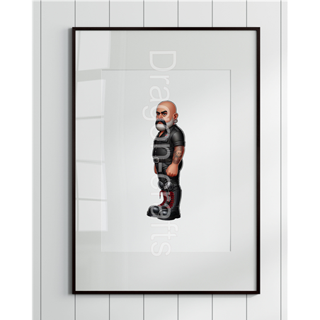 Print of design (option to be framed) - Leather Guy - 31