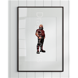 Print of design (option to be framed) - Leather Guy - 33