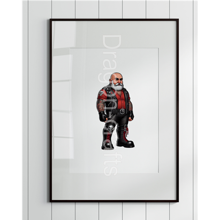 Print of design (option to be framed) - Leather Guy - 40