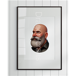 Print of design (option to be framed) - Leather Guy - 6