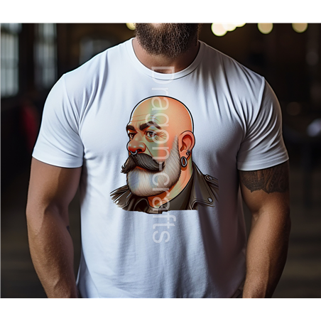 Regular Size T-Shirt  - Leather Guy - 13
