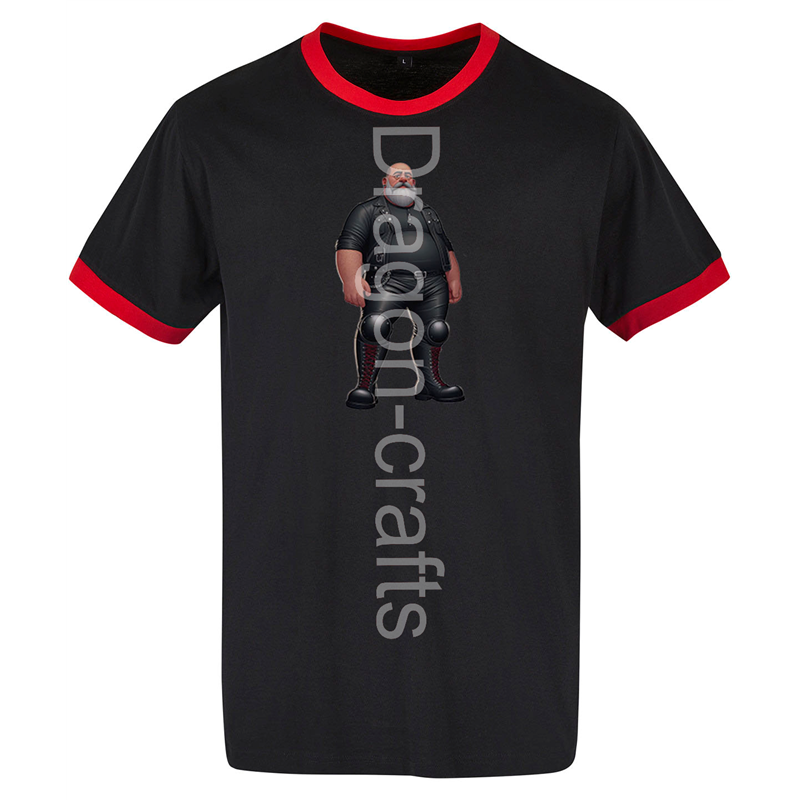 Ringer Tee - Leather Guy - 28 Ringer Tee - Leather Guy - 28