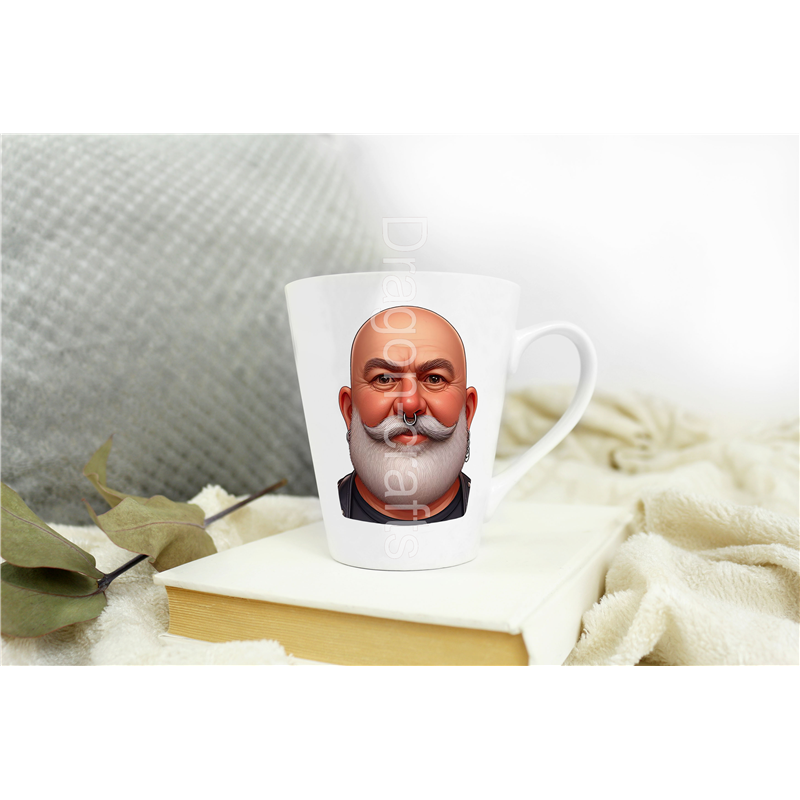 Short Latte Mug - Leather Guy - 22