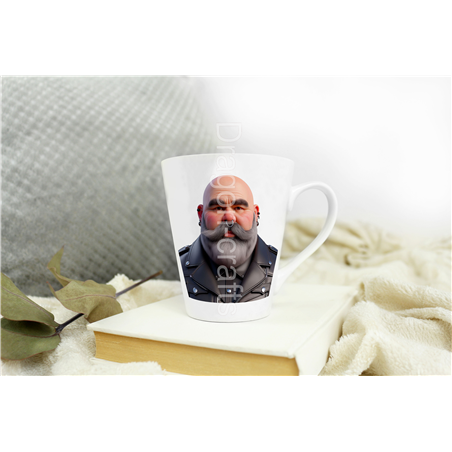 Short Latte Mug - Leather Guy - 23