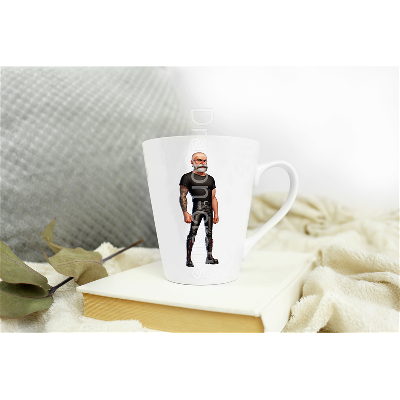 Short Latte Mug - Leather Guy - 24