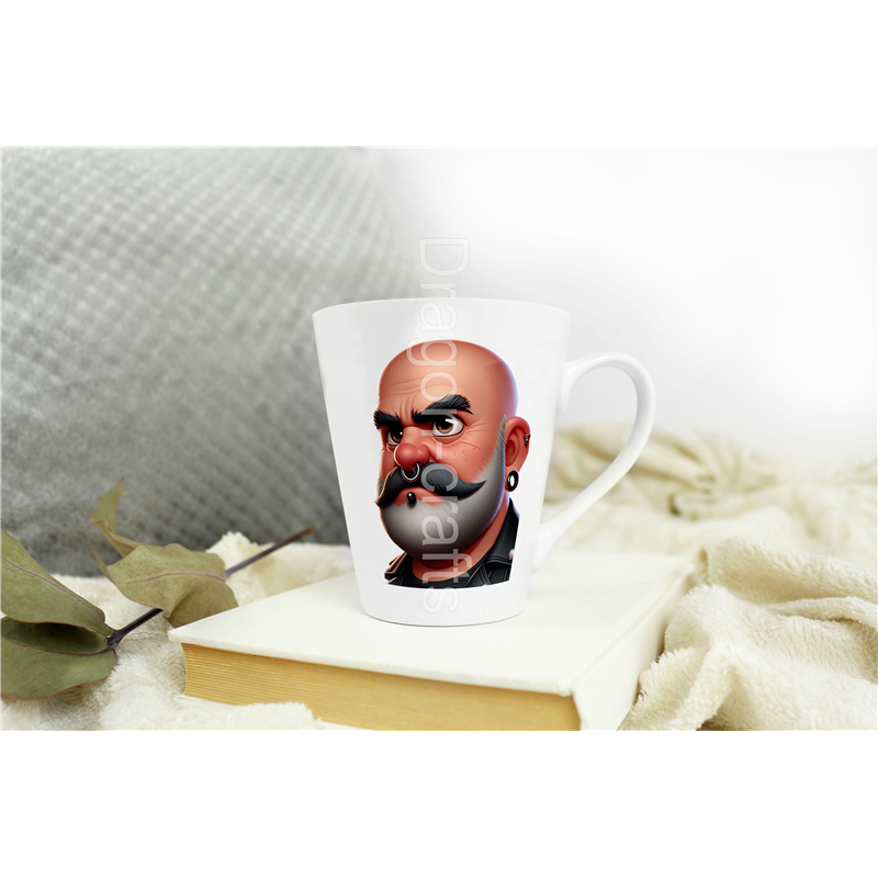 Short Latte Mug - Leather Guy - 29