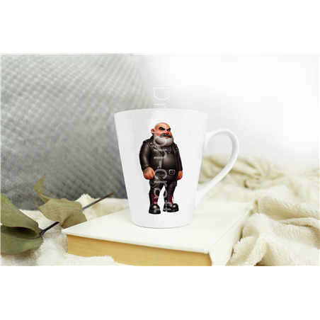 Short Latte Mug - Leather Guy - 3
