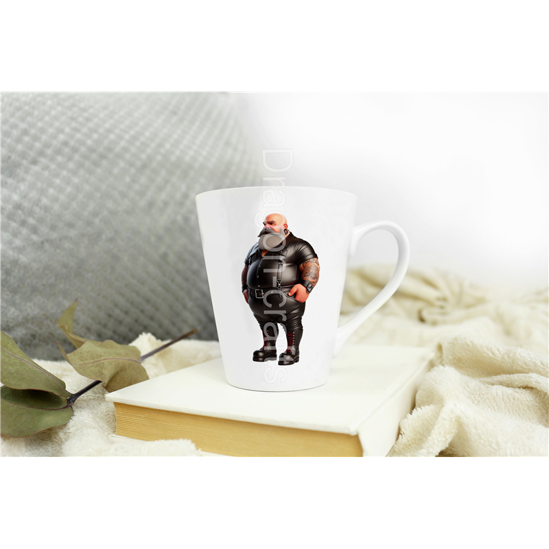 Short Latte Mug - Leather Guy - 42