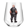 Stemless Wine Glass - Leather Guy - 12
