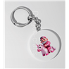 35mm Round Keyring - Unicorn rider - 26