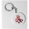 35mm Round Keyring - Unicorn rider - 29