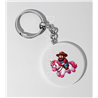 35mm Round Keyring - Unicorn rider - 60