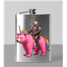 8oz Hip Flask - Unicorn rider - 12