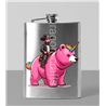 8oz Hip Flask - Unicorn rider - 16