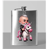 8oz Hip Flask - Unicorn rider - 19