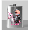 8oz Hip Flask - Unicorn rider - 21