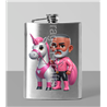 8oz Hip Flask - Unicorn rider - 31