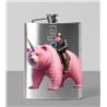 8oz Hip Flask - Unicorn rider - 34