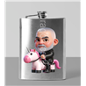 8oz Hip Flask - Unicorn rider - 42