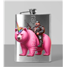 8oz Hip Flask - Unicorn rider - 47