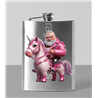 8oz Hip Flask - Unicorn rider - 5